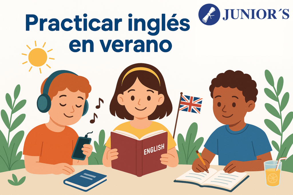 practicar inglés en verano en casa con niños