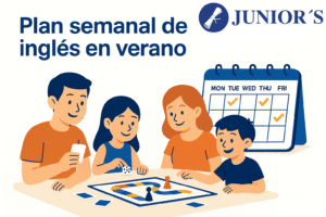 plan semanal de inglés en verano