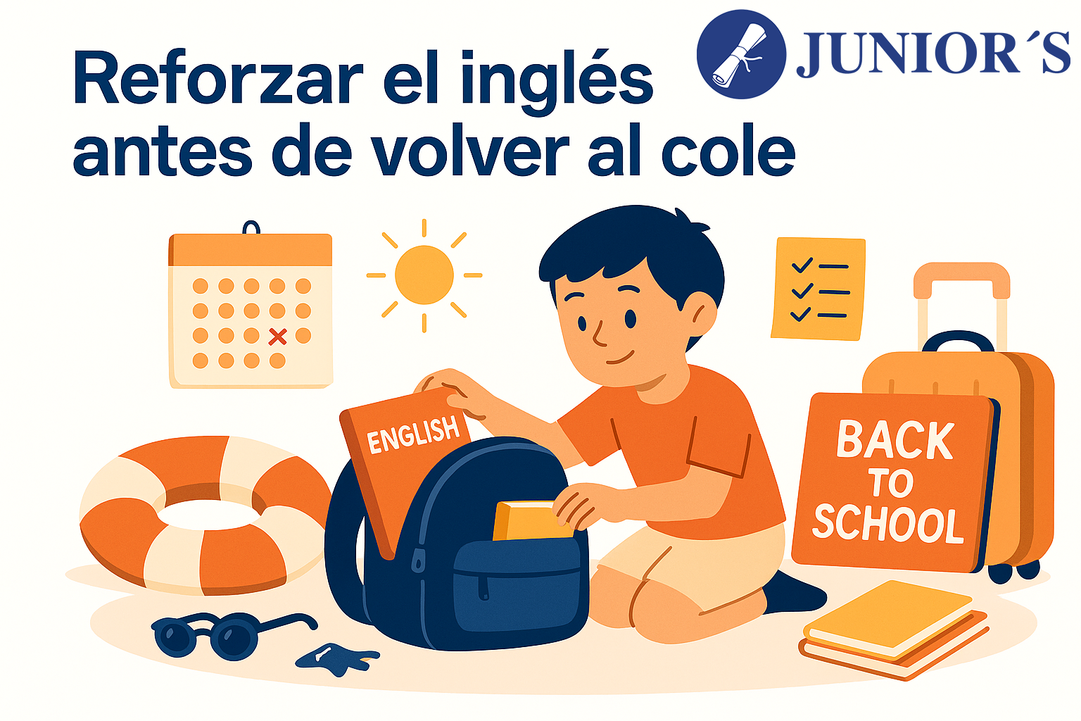 reforzar el inglés antes de volver al cole