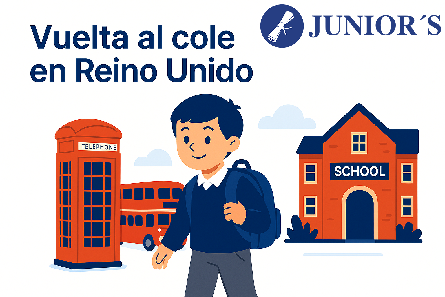 vuelta al cole en Reino Unido
