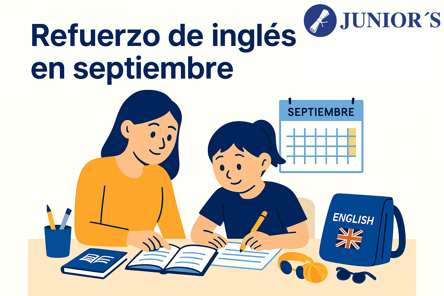 refuerzo de inglés en septiembre
