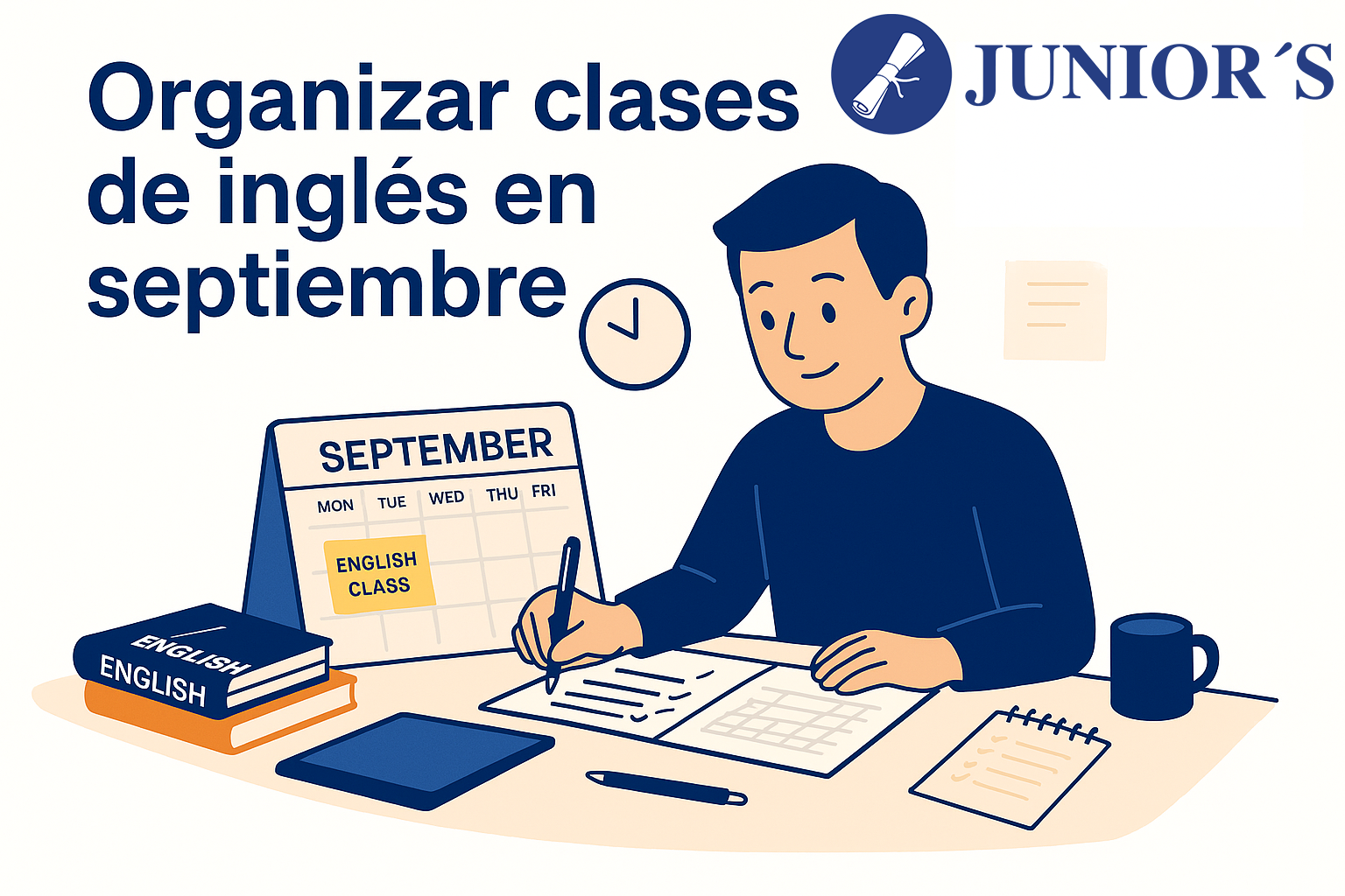 organizar clases de inglés en septiembre