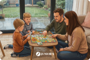 Juegos de mesa en inglés para niños en días de lluvia