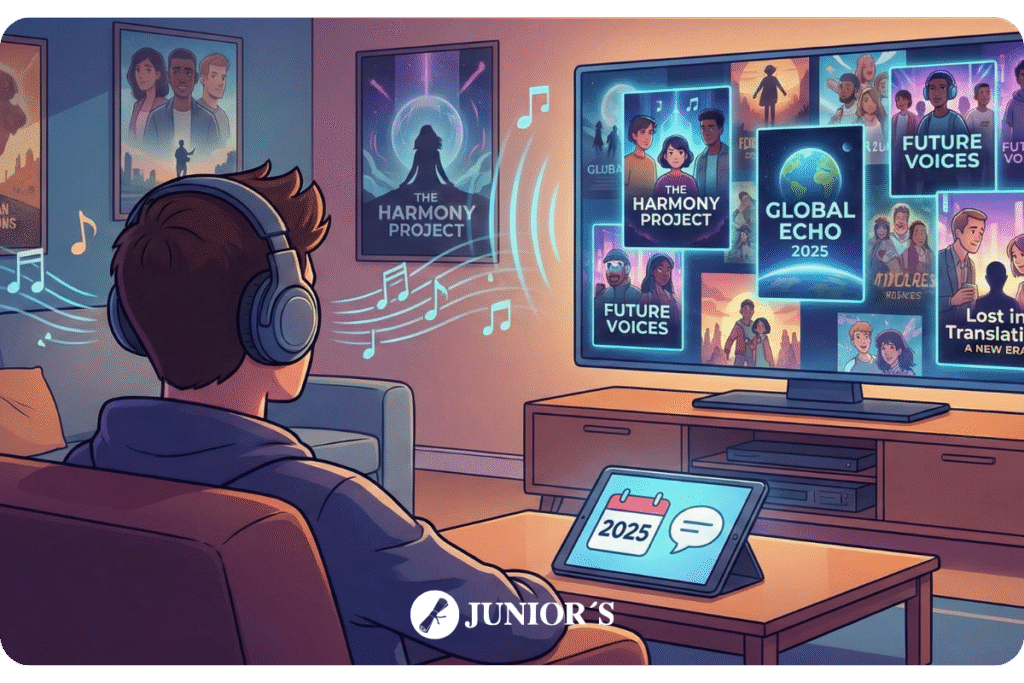 series y películas 2025 para practicar listening